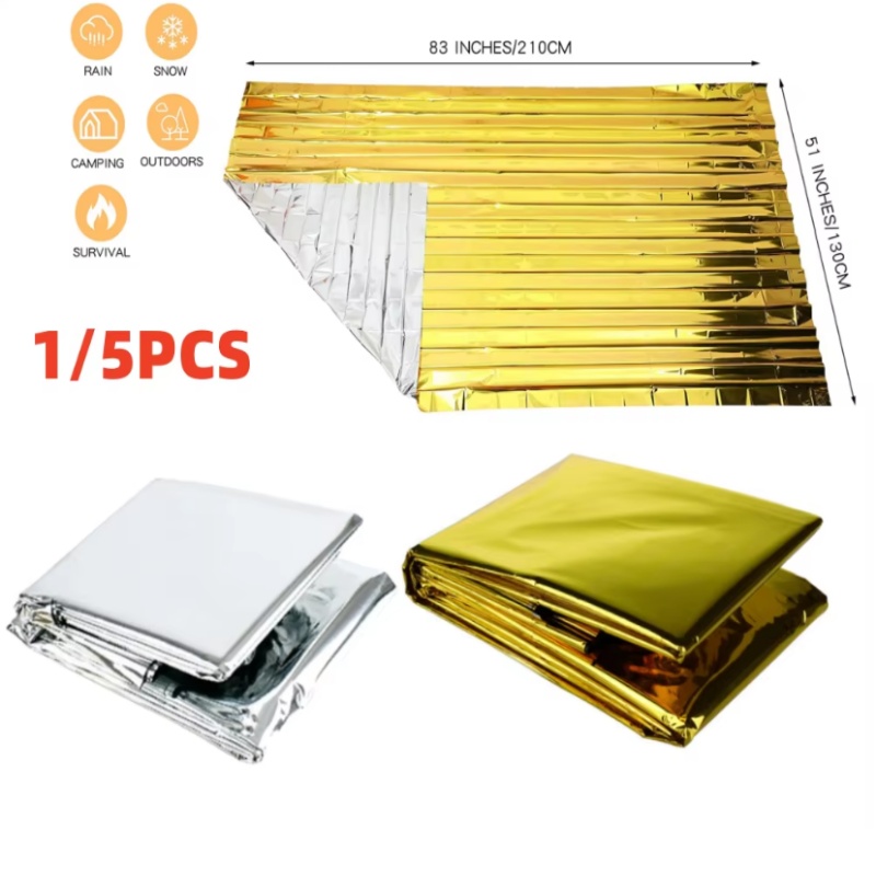 130x210cm 고강도 마일러 호일 비상용 담요, 캠 - Survival Blanket Reflective 리뷰 및 가격