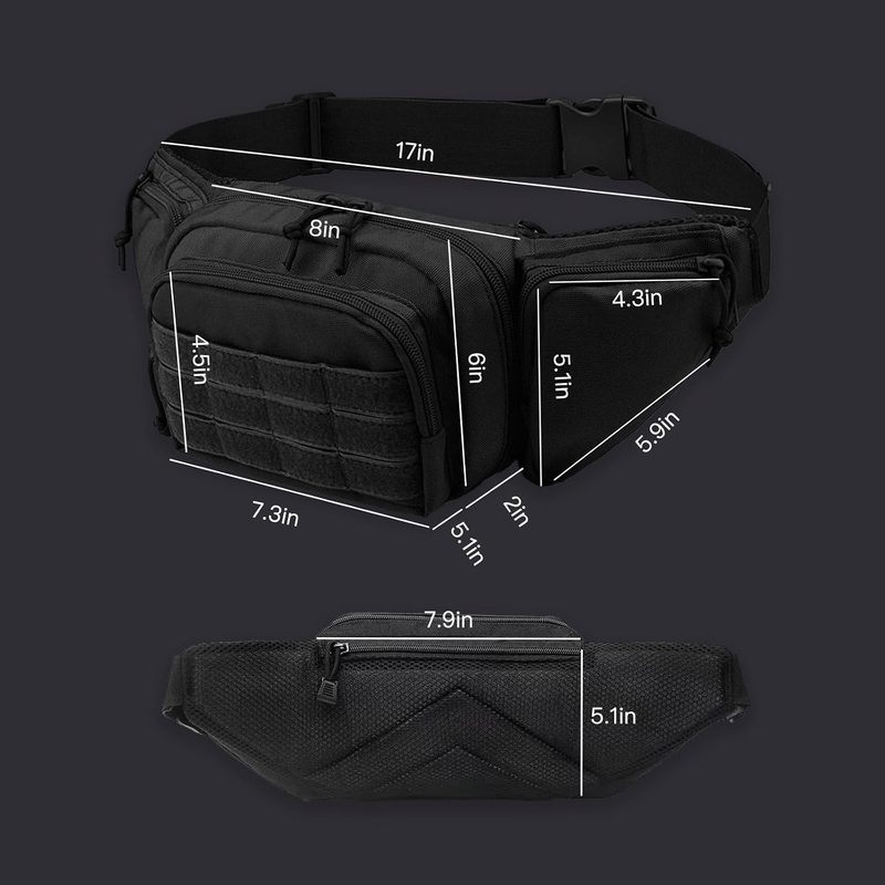 600D 옥스포드 멀티 포켓 허리 가방, 조절 가능한  - Fishing Kit Compact 리뷰 및 가격