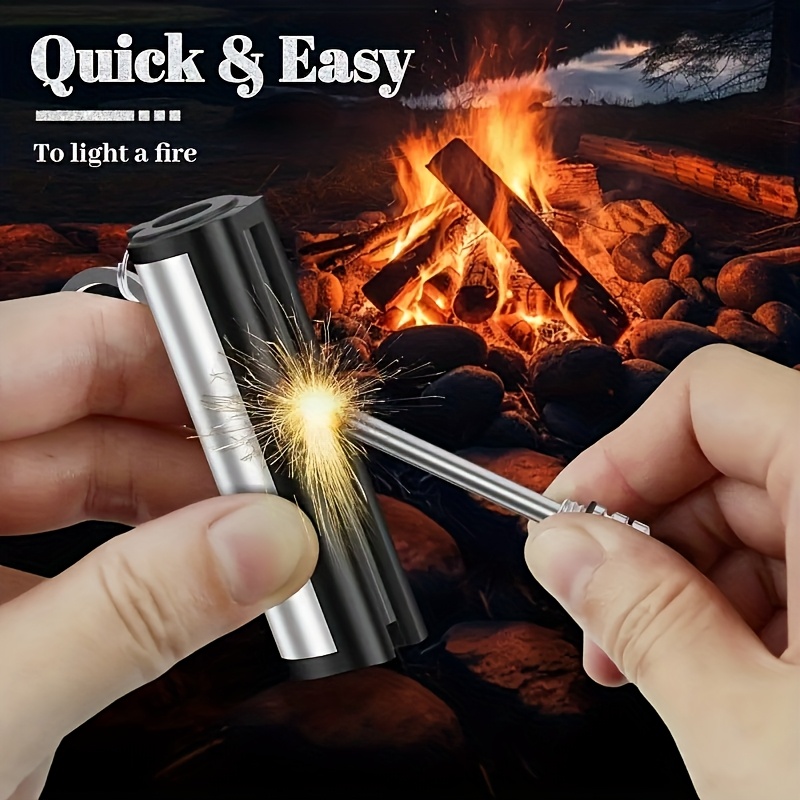 1-5팩 성냥 라이터, 플린트 금속 성냥 라이터, 야외 - Fire Starting Kit 리뷰 및 가격