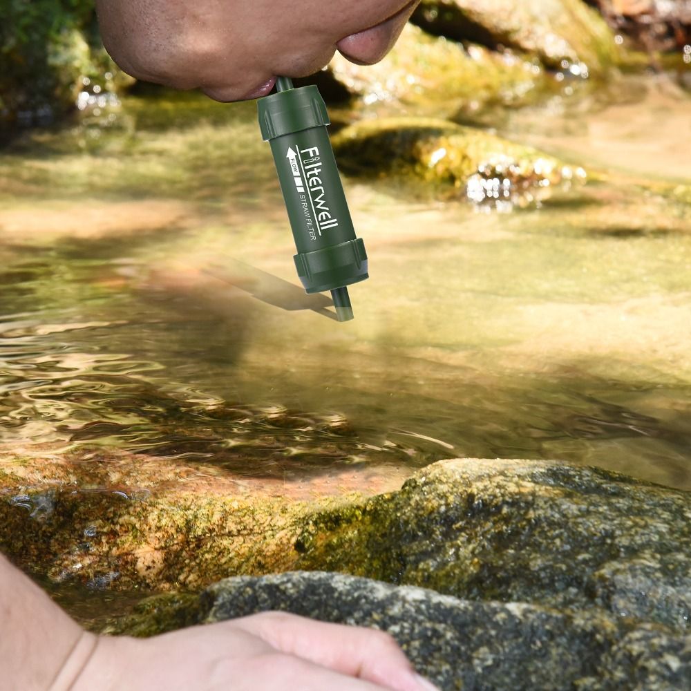 미니 미니 물 필터 빨대 정수기 빨대 정화 물 필터 생 - Water Purification Straw 리뷰 및 가격