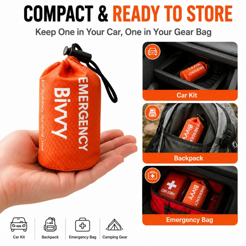 비상용 침낭, PE 알루미늄 필름 비비백 (프리미엄 파 - Bivy Bag Emergency 리뷰 및 가격